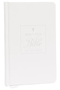 KJV Baby's First New Testament (Comfort Print)-White Hardcover