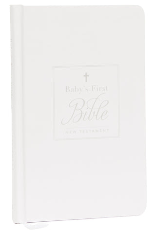 KJV Baby's First New Testament (Comfort Print)-White Hardcover