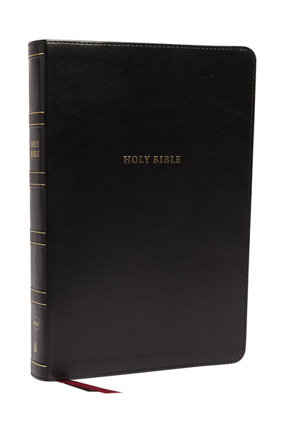 NKJV Super Giant Print Reference Bible: Holy Bible, New King James Version with Comfort Print, Cross-References, and Study Features (Black Leathersoft)