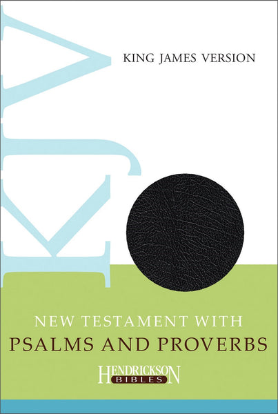 KJV New Testament With Psalms & Proverbs-Black Imitation Leather