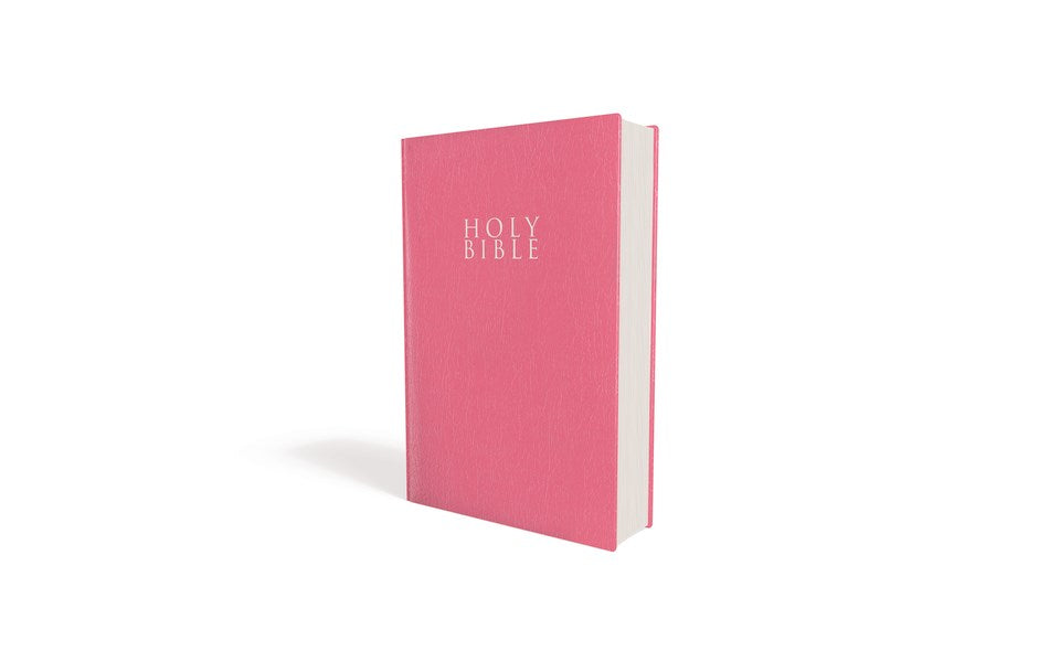 NIV Gift & Award Bible (Comfort Print)-Pink Leather-Look