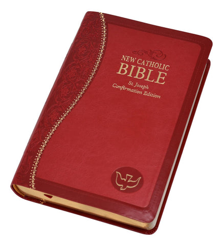 NCB St. Joseph New Catholic Bible Confirmation Edition-Red Dura-Lux (#608/19C)