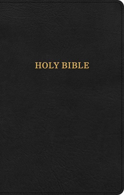 KJV Thinline Reference Bible-Black LeatherTouch