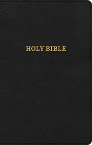 KJV Thinline Reference Bible-Black LeatherTouch