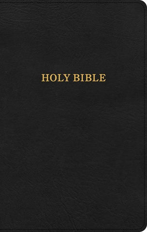 KJV Thinline Reference Bible-Black LeatherTouch