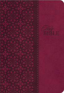 KJV King James Study Bible (Second Edition)-Cranberry LeatherSoft Indexed