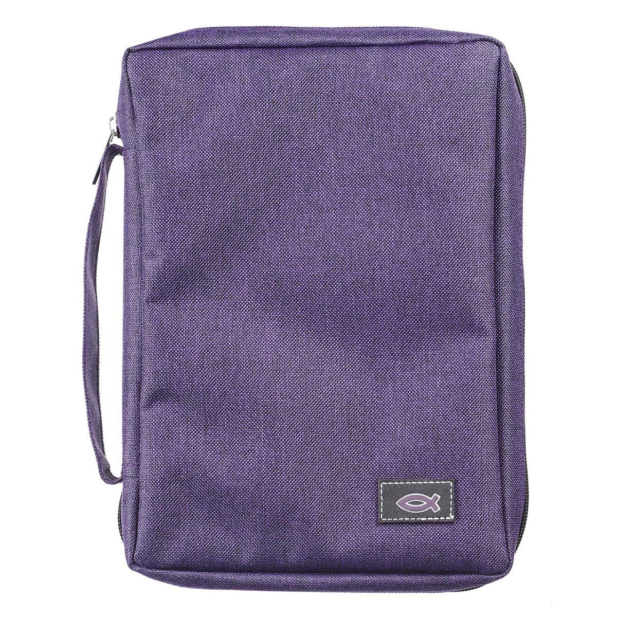 Bible Cover-Value-Fish-MED-Purple