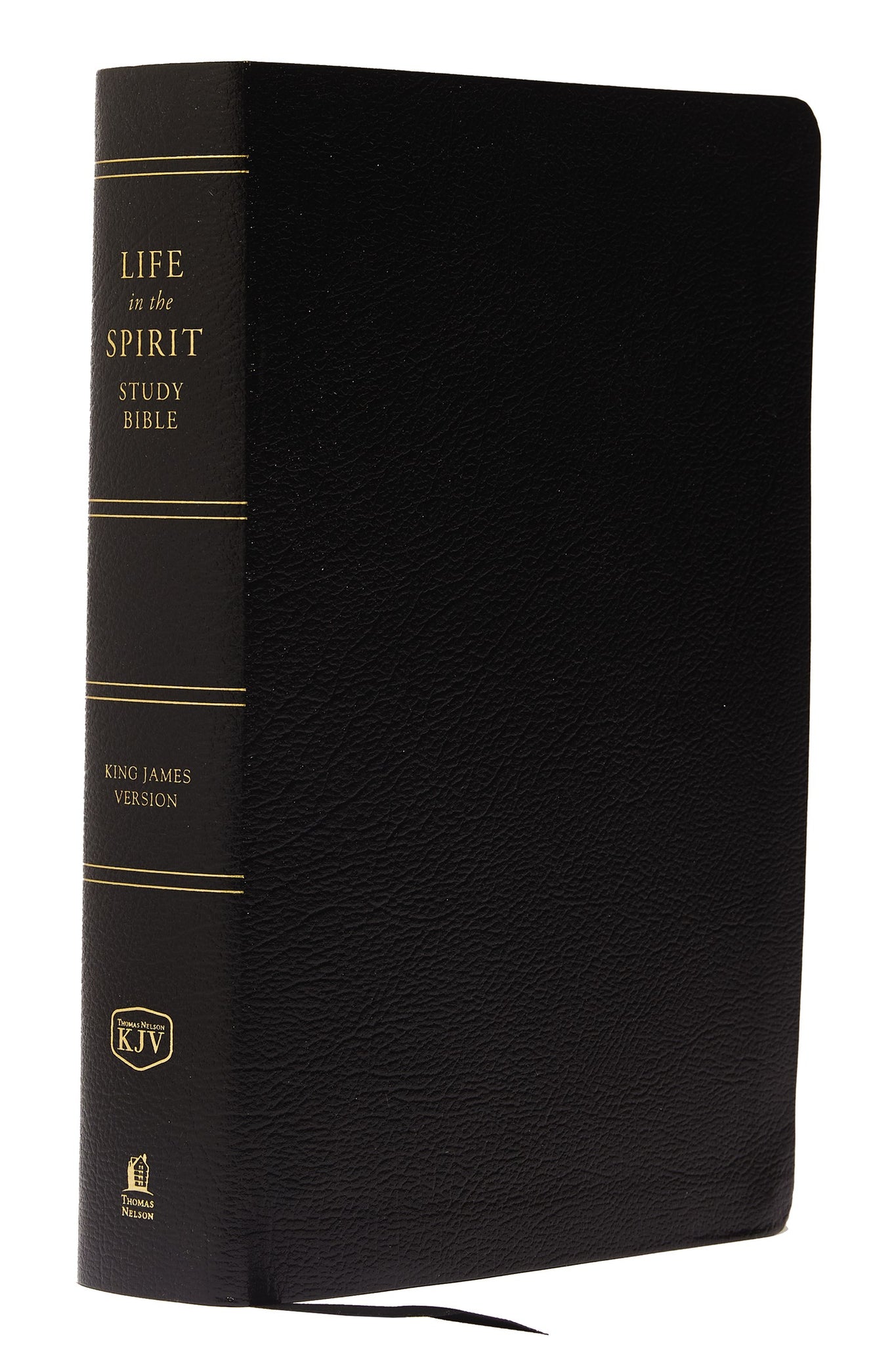 KJV Life In The Spirit Study Bible-Black Bonded Leather Indexed