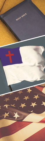 Bookmark-Pledges: Bible And Flag (Pack Of 25)