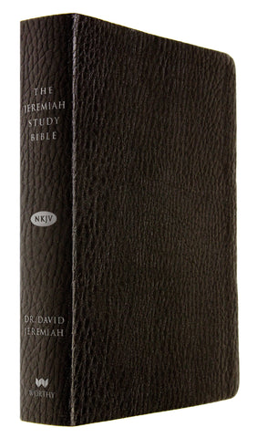 The Jeremiah Study Bible, NKJV: Comprehensive Study Tool with 10,000 Study Notes and Online Resources (Black LeatherLuxe® Edition)