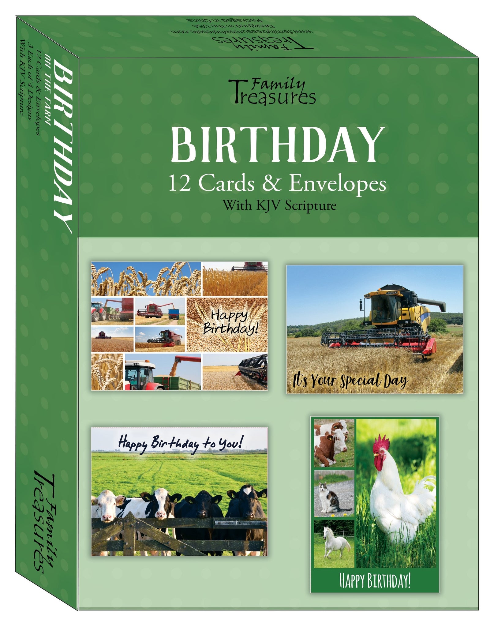 Card-Boxed-Birthday-On The Farm (Box Of 12)