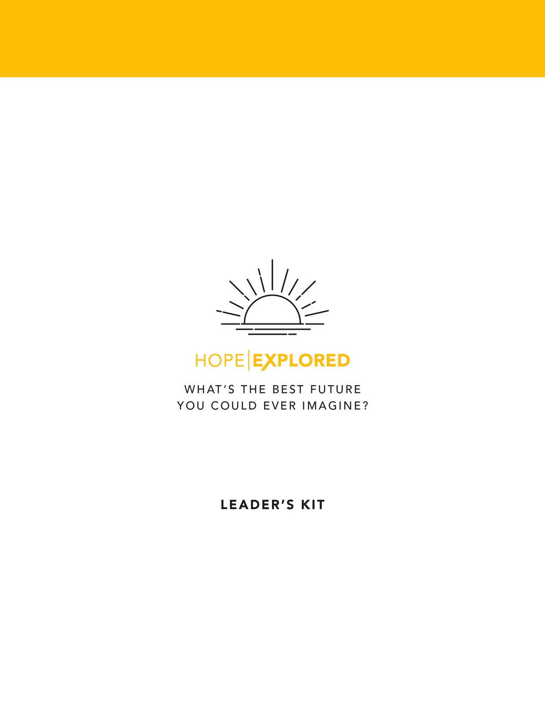 Hope Explored Leader's Kit