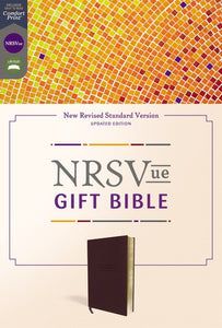 NRSV Updated Edition Gift Bible (Comfort Print)-Burgundy Leathersoft