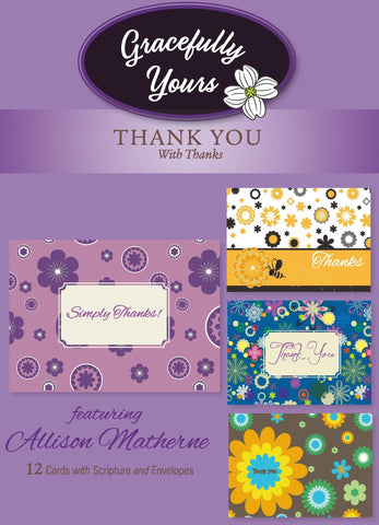 CARD-BOXED-THANK YOU-WITH THANKS #108 (BOX OF 12)