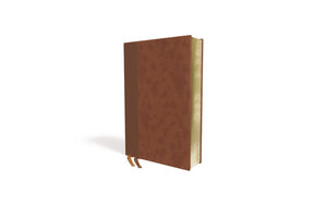 NIV Personal Size Large Print Bible (Comfort Print)-Brown Leathersoft