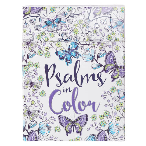 Psalms In Color Coloring Cards (Box Of 44)