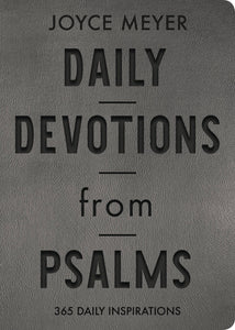 Daily Devotions From Psalms-Teal LeatherLuxe