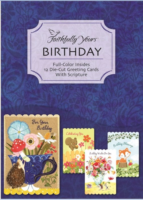 Card-Boxed-Birthday-Joyful Blessings (Box Of 12)