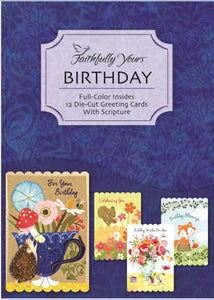 Card-Boxed-Birthday-Joyful Blessings (Box Of 12)