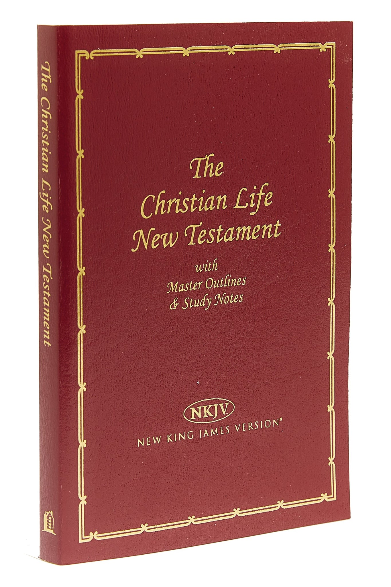 NKJV Christian Life New Testament with Master Outlines - Burgundy Imitation Leather: Master Outlines & Study Notes