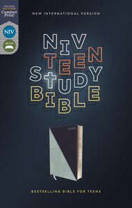 NIV Teen Study Bible (Comfort Print)-Teal Leathersoft