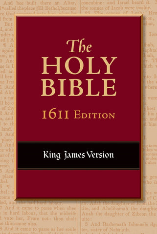 King James Version KJV 1611 Edition Holy Bible: Original Printing Preserved in Black Genuine Leather