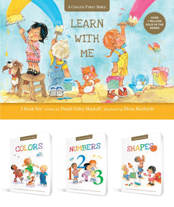 A Childs First Bible Learn with Me Set with Carrying Case