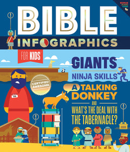 Bible Infographics for Kids Volume 1: Giants, Ninja Skills, a Talking Donkey, and What's the Deal with the Tabernacle?